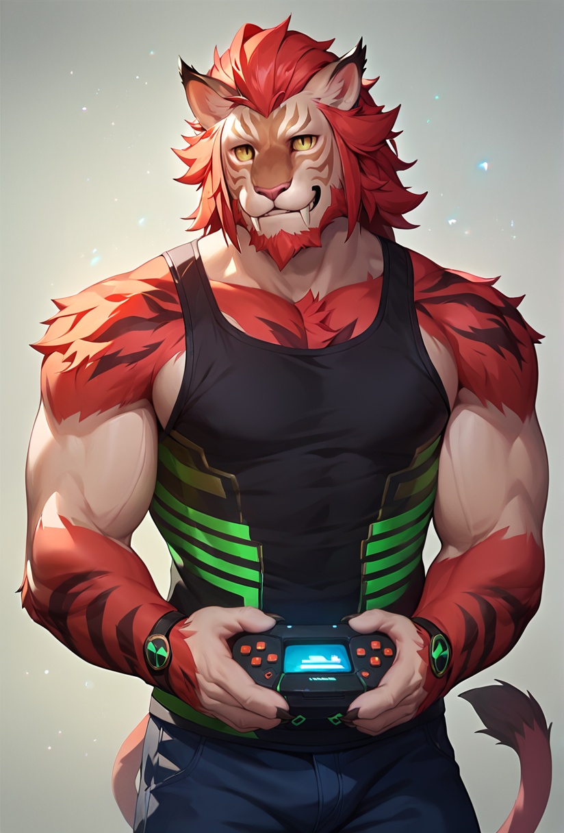 hrothgar,  male,  solo on Tensor.Art