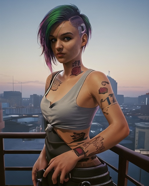 CyberJudy,  1girl,  solo on Tensor.Art