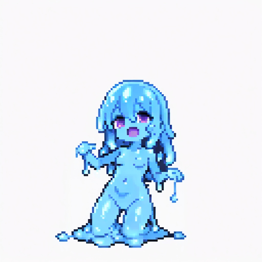 pixel art,  chibi,  1girl on Tensor.Art