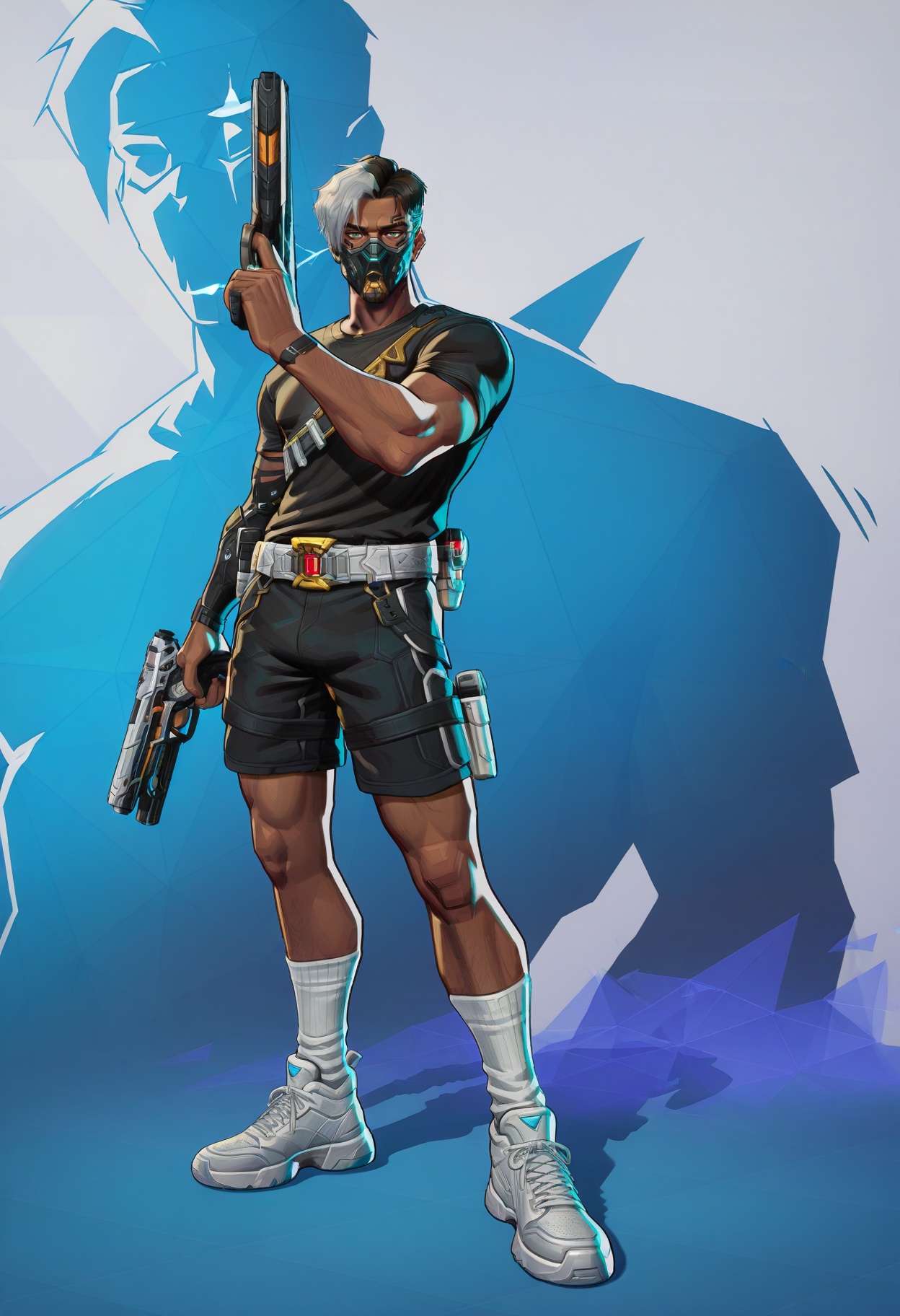 r1vals,  1boy,  weapon on Tensor.Art