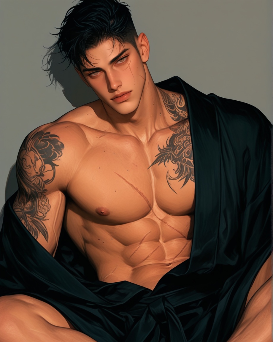dynamic pose,  detailed background, on Tensor.Art