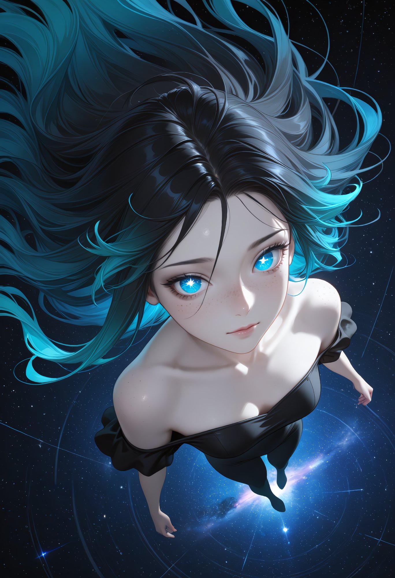 1girl,  floating,  surreal on Tensor.Art