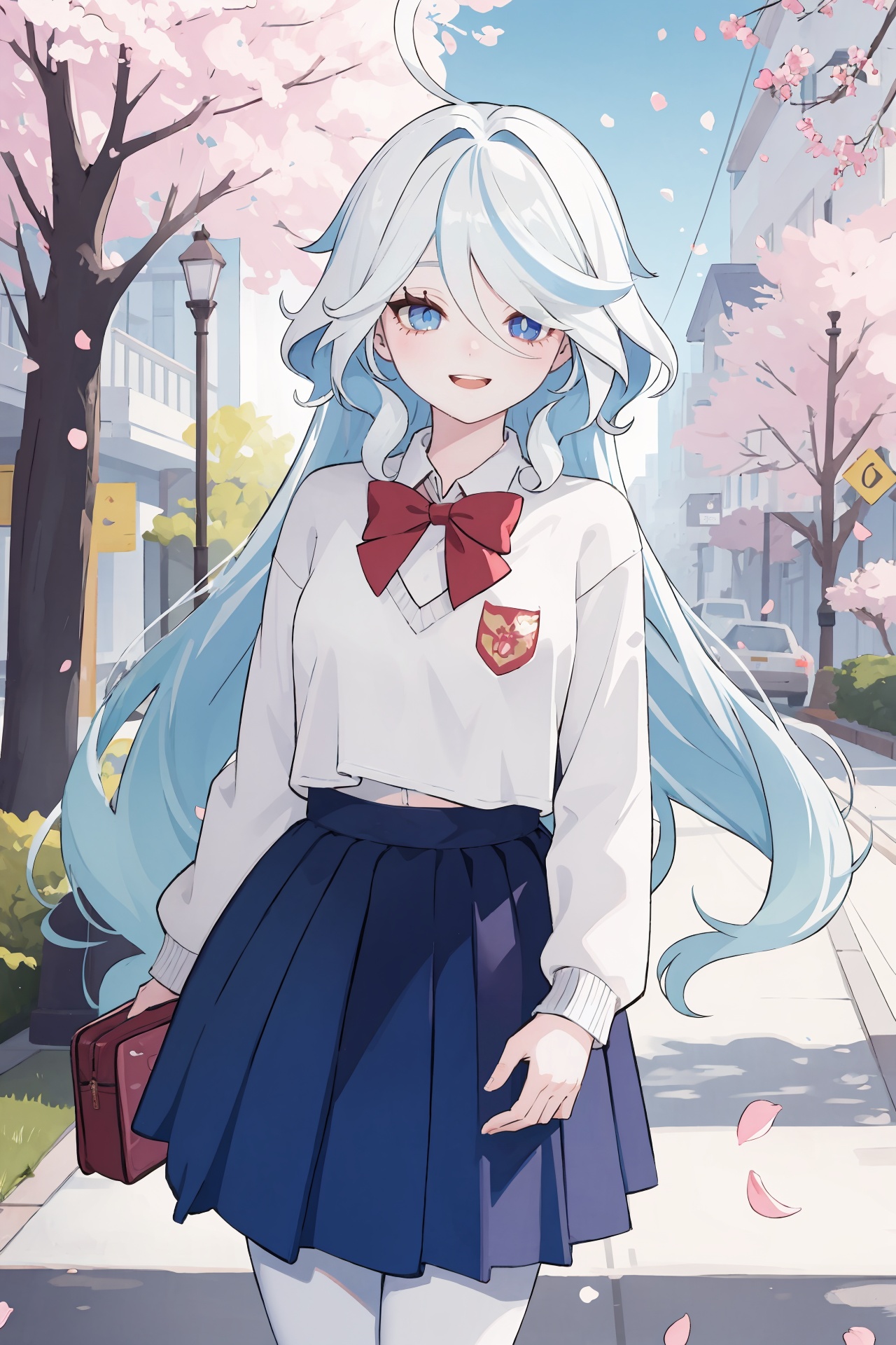1girl,  furina \(genshin impact\),  heterochromia on Tensor.Art