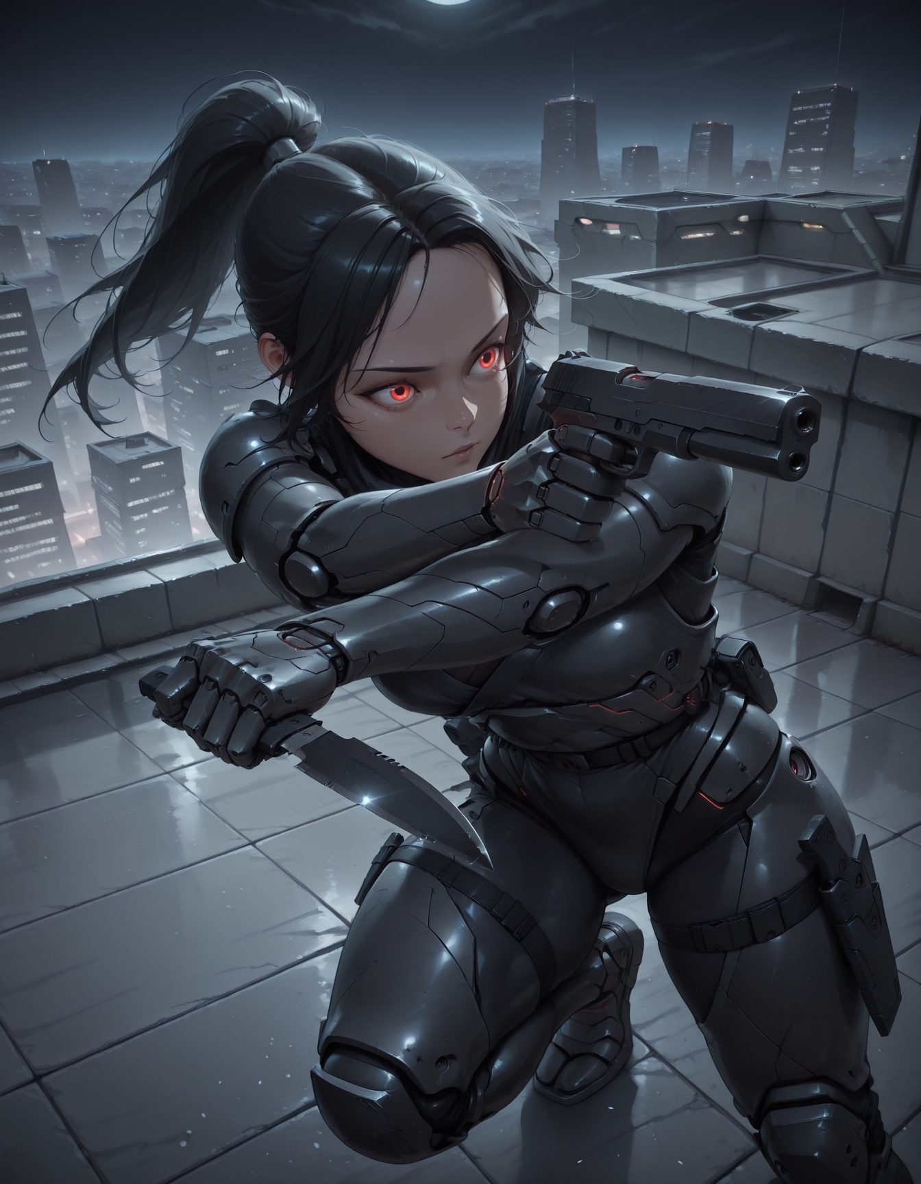 1girl,  ninja, on Tensor.Art