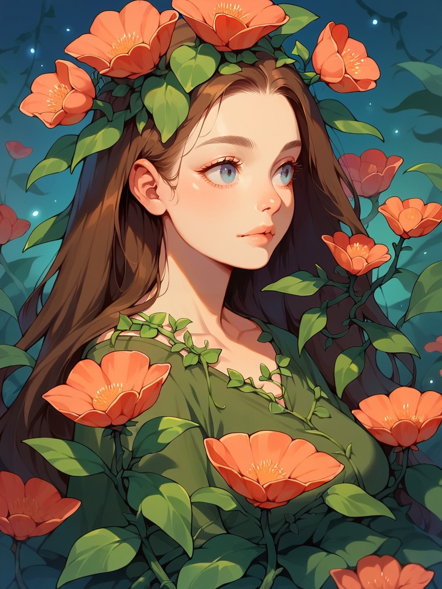 gr33n,  solo,  1girl on Tensor.Art