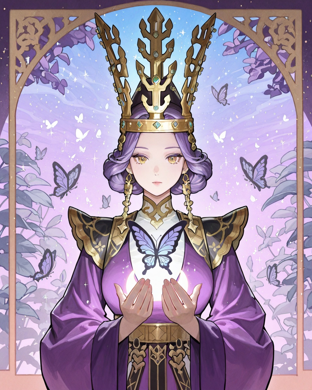 1girl,  sillacr crown,  solo on Tensor.Art