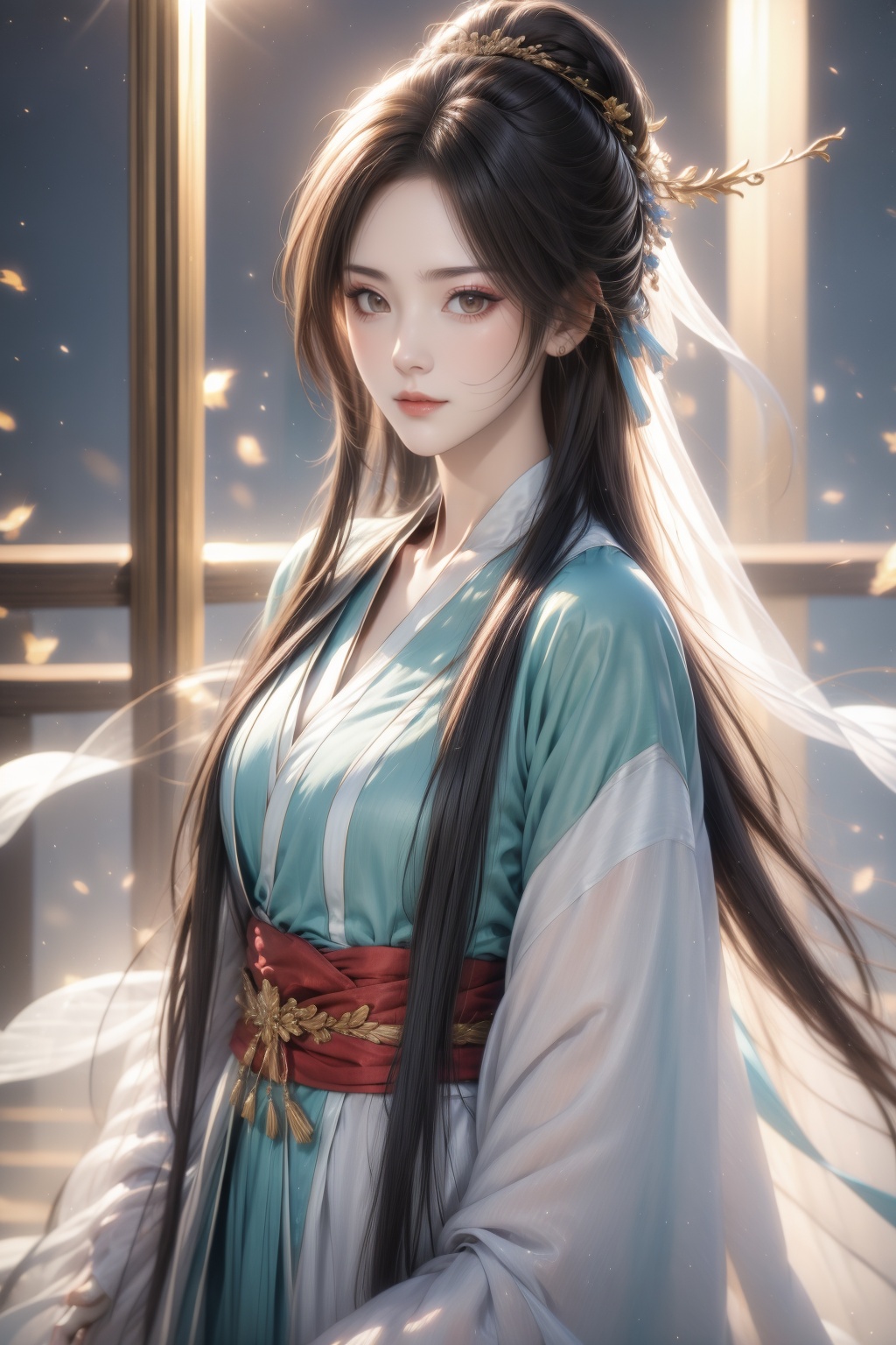 1girl,  solo,  long hair by 天TIN on Tensor.Art