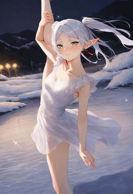 by [lack|fuzichoco|lam|kinta \(distortion\)|wlop|quasarcake|nixeu|happoubi jin|miyajima reiji],  ice skating,  ice skates...