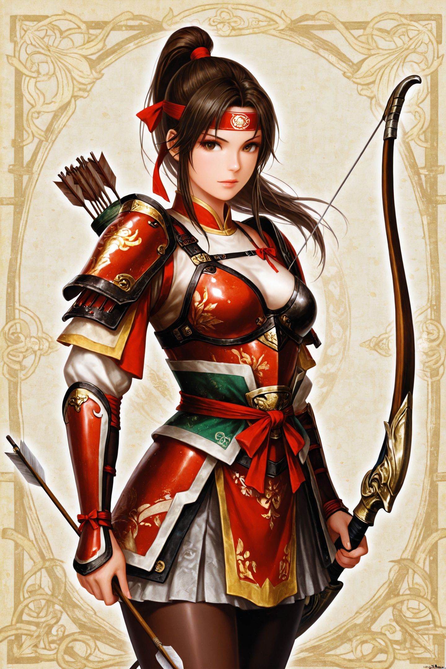 1girl,  solo,  weapon on Tensor.Art