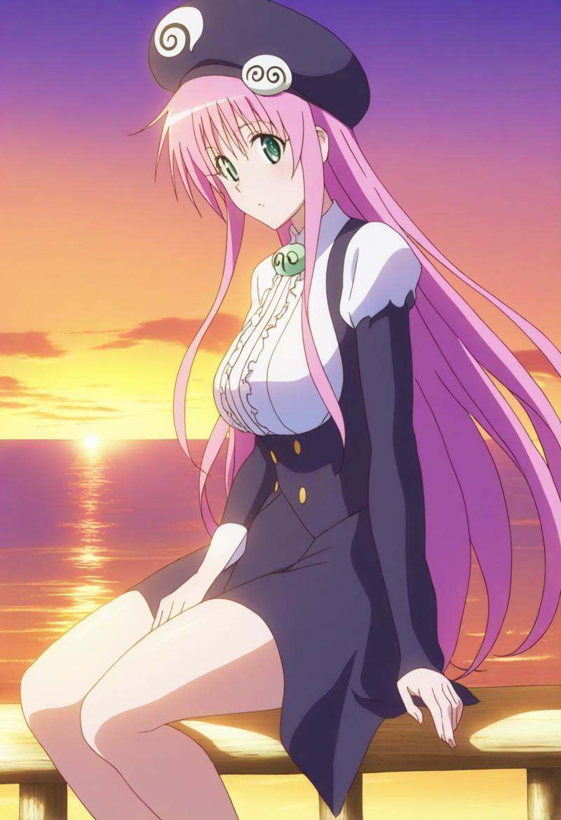 sysdeep_lala,  solo,  Sunset pier on Tensor.Art