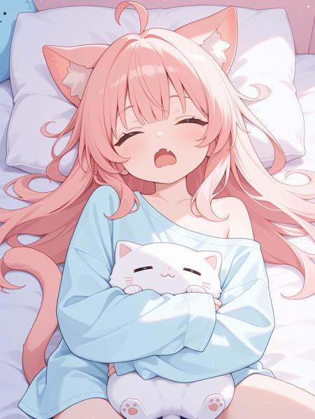 1girl,  cute face,  cat_ears on Tensor.Art