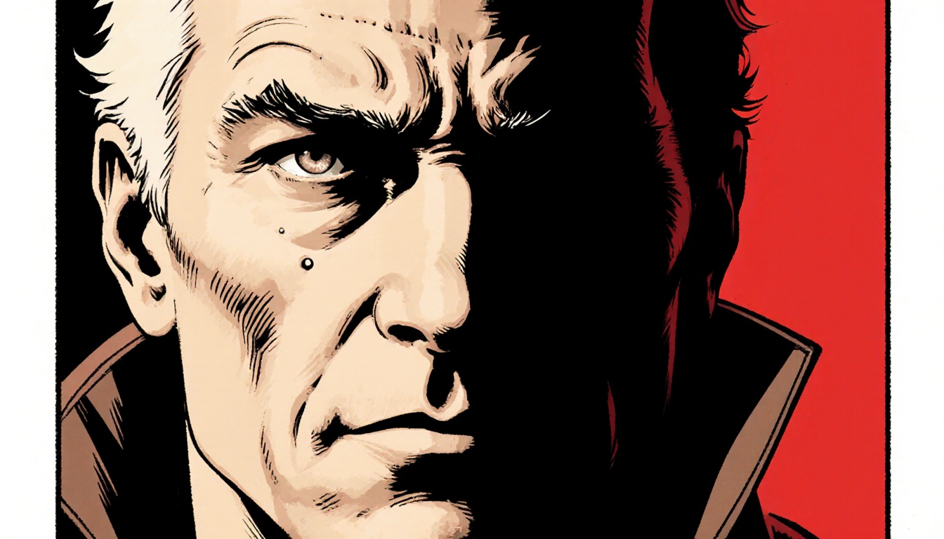 minimalise style,  comic book style (Mike Mignola/Jacques Tardi influence),  color palette (sepia on Tensor.Art