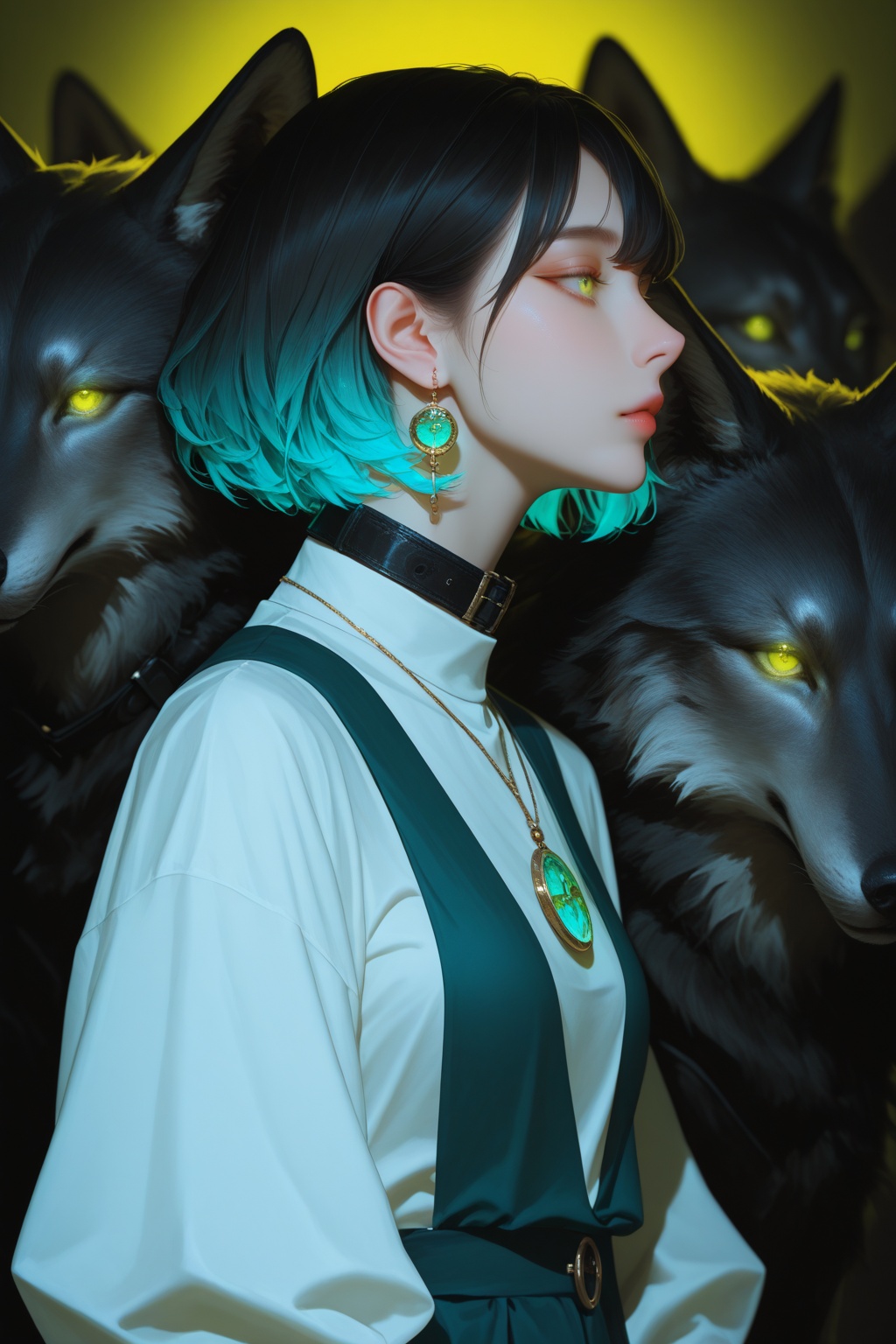 1girl,  solo,  short hair on Tensor.Art