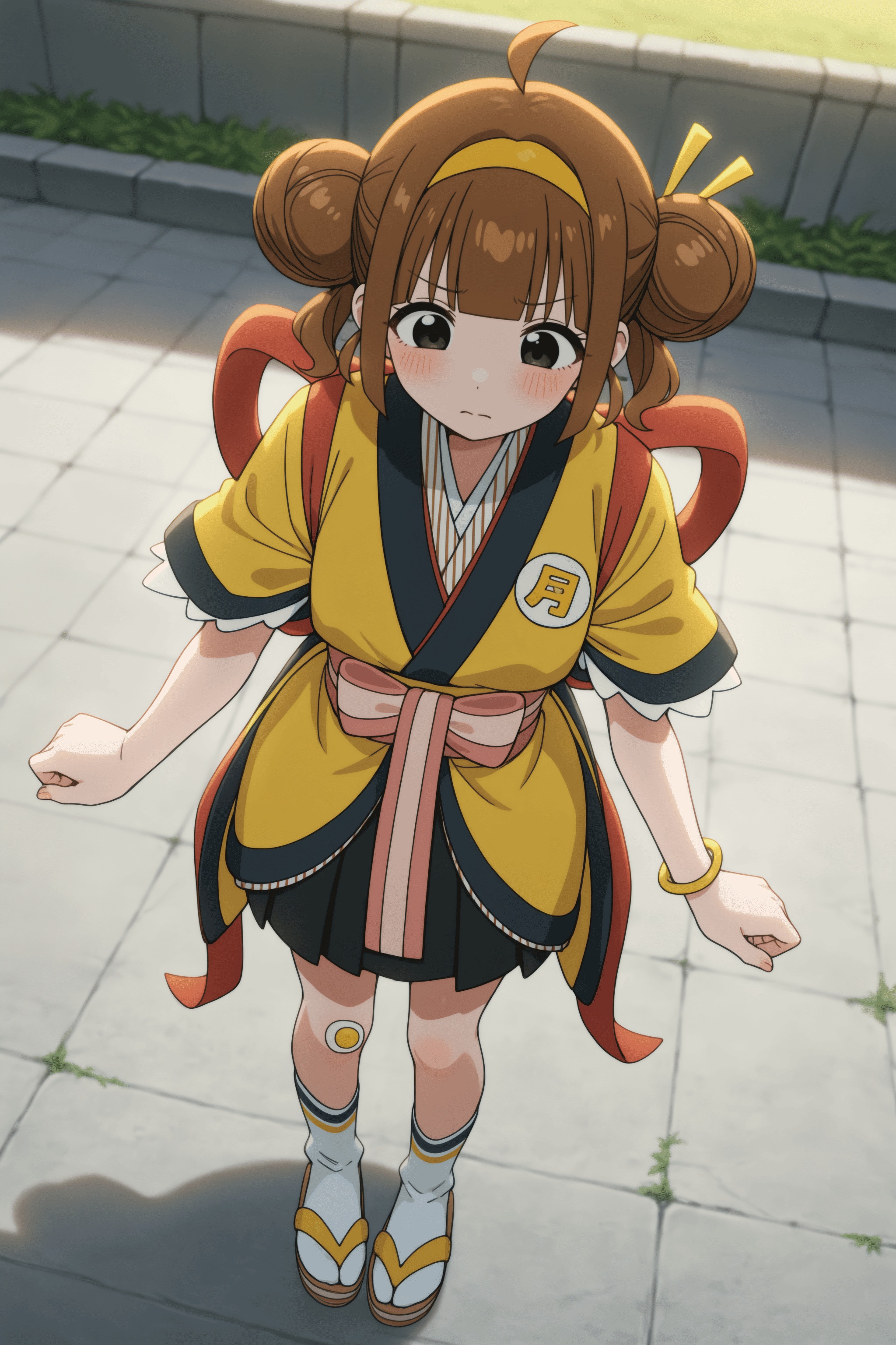 1girl,  imadake tsukimi tabemi,  brown hair on Tensor.Art