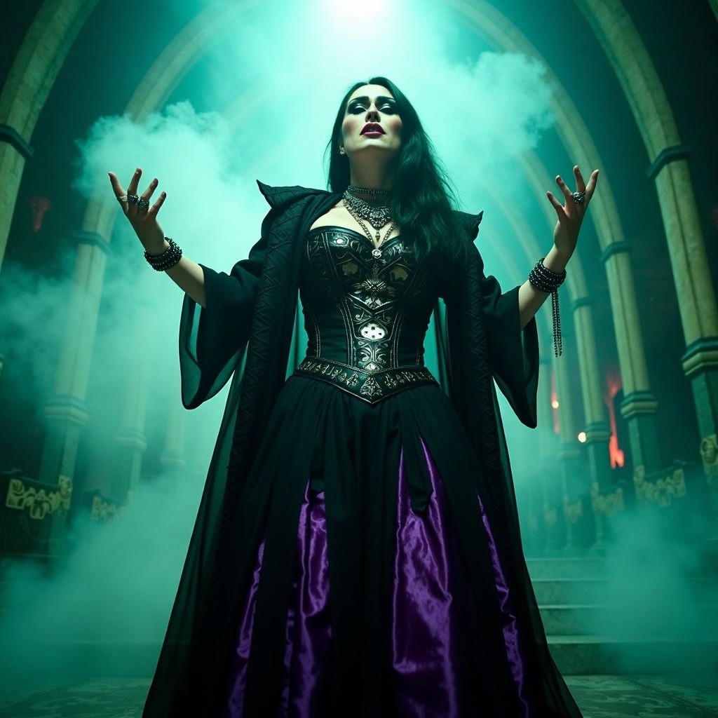 shrdl,  cinematic,  a metal rock singer on Tensor.Art