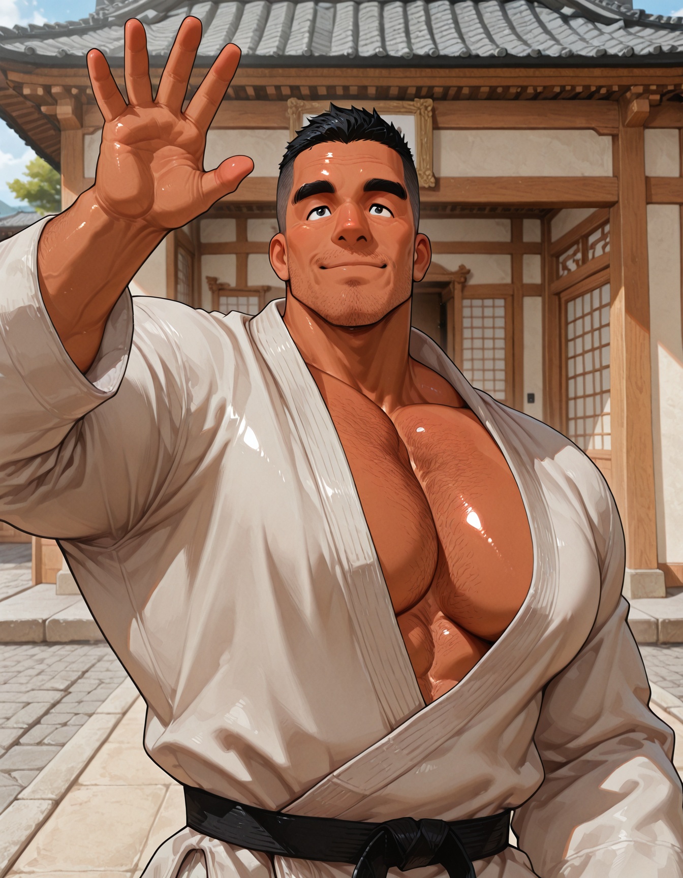 1boy,  male focus,  upper body on Tensor.Art
