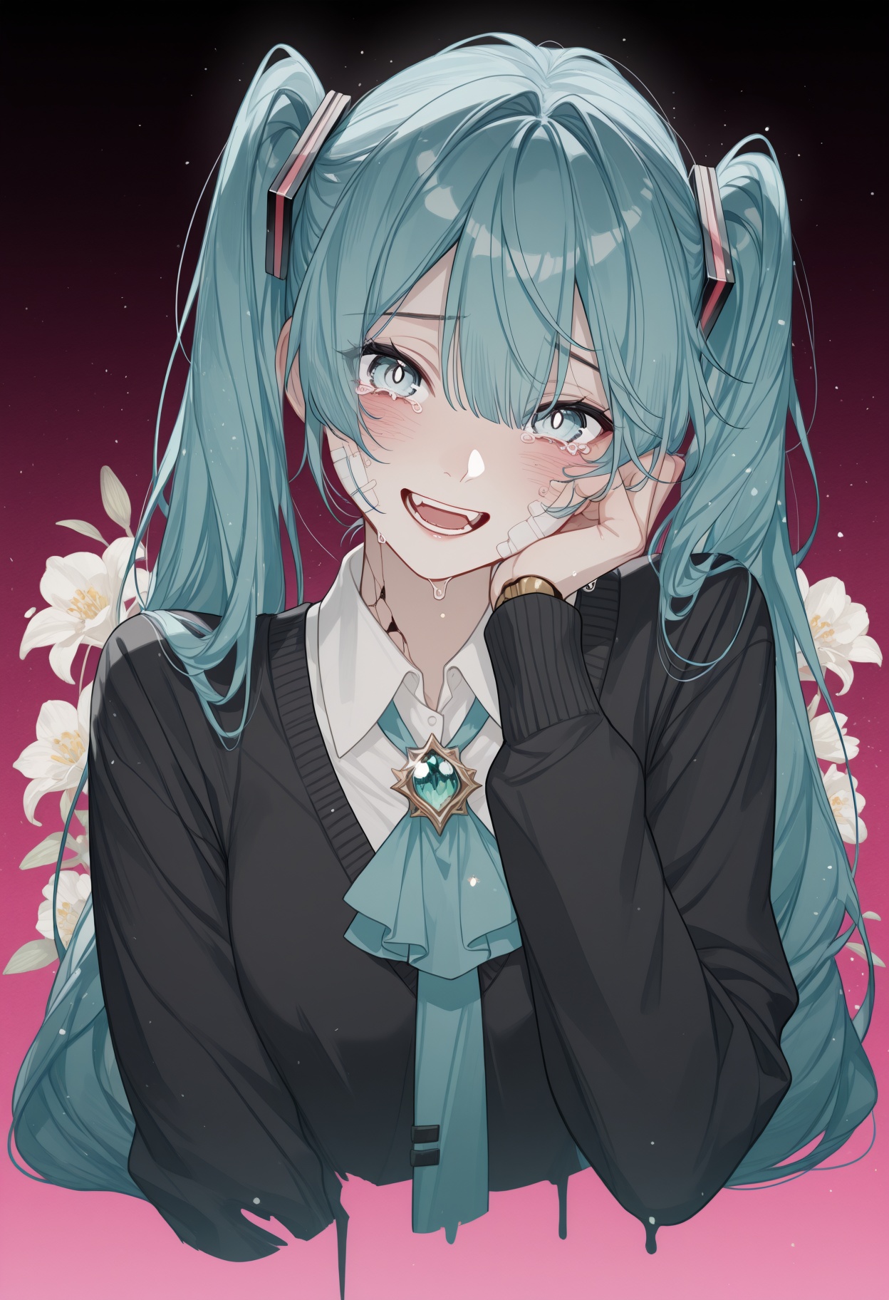 hatsune miku,  1girl,  solo on Tensor.Art