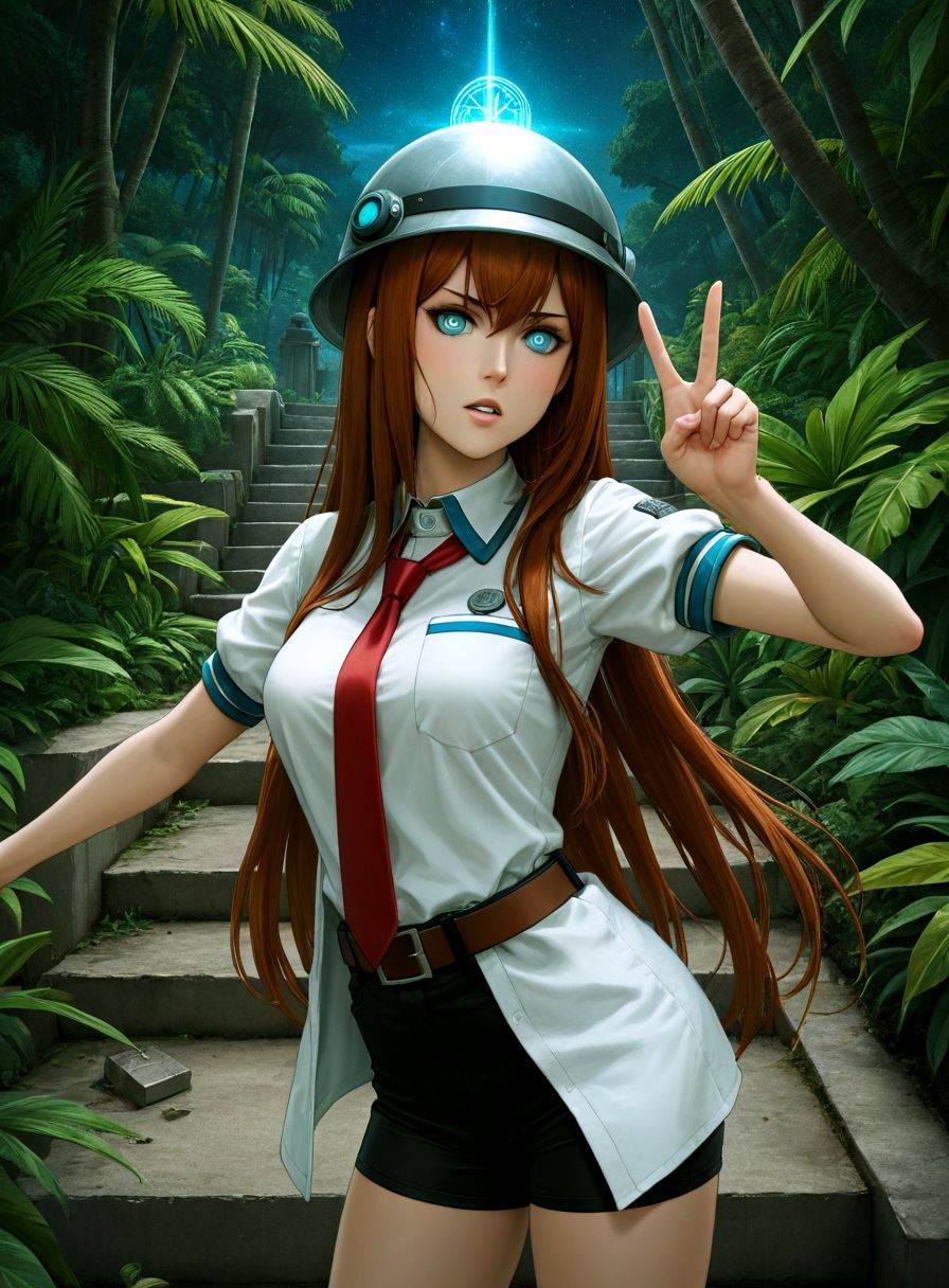 makise kurisu,  steins;gate,  (((masterpiece))) on Tensor.Art