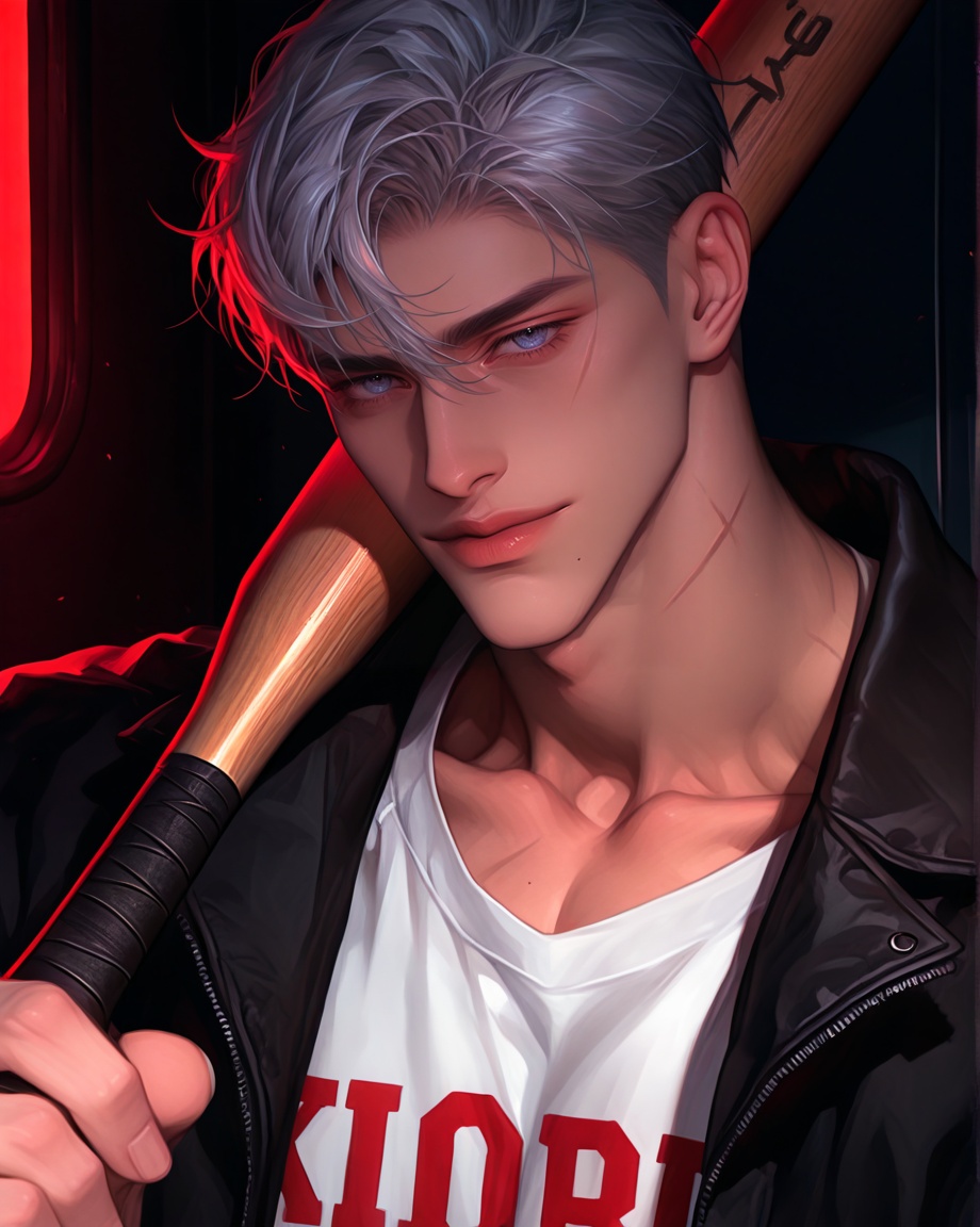 male focus,  solo,  mature on Tensor.Art
