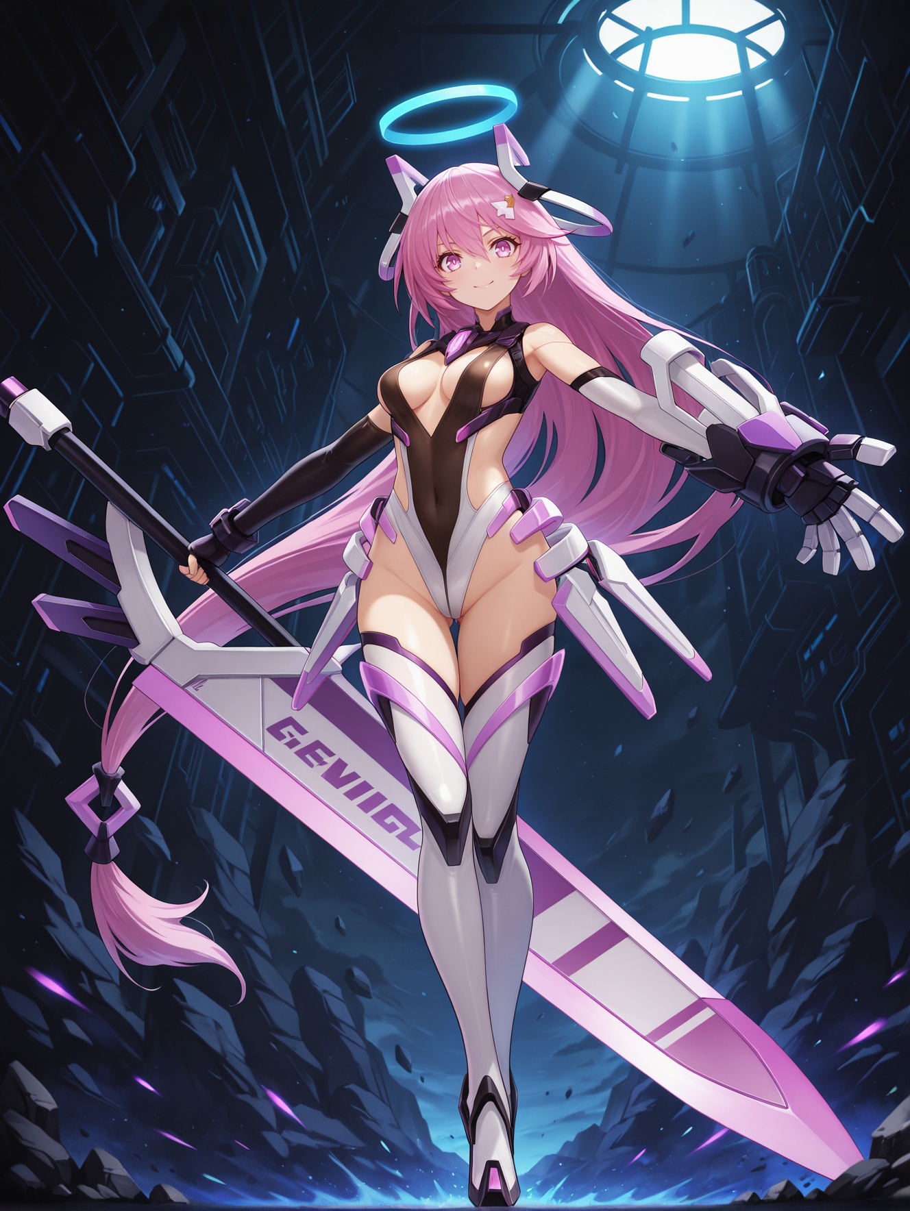 isha,  1girl,  greatsword on Tensor.Art