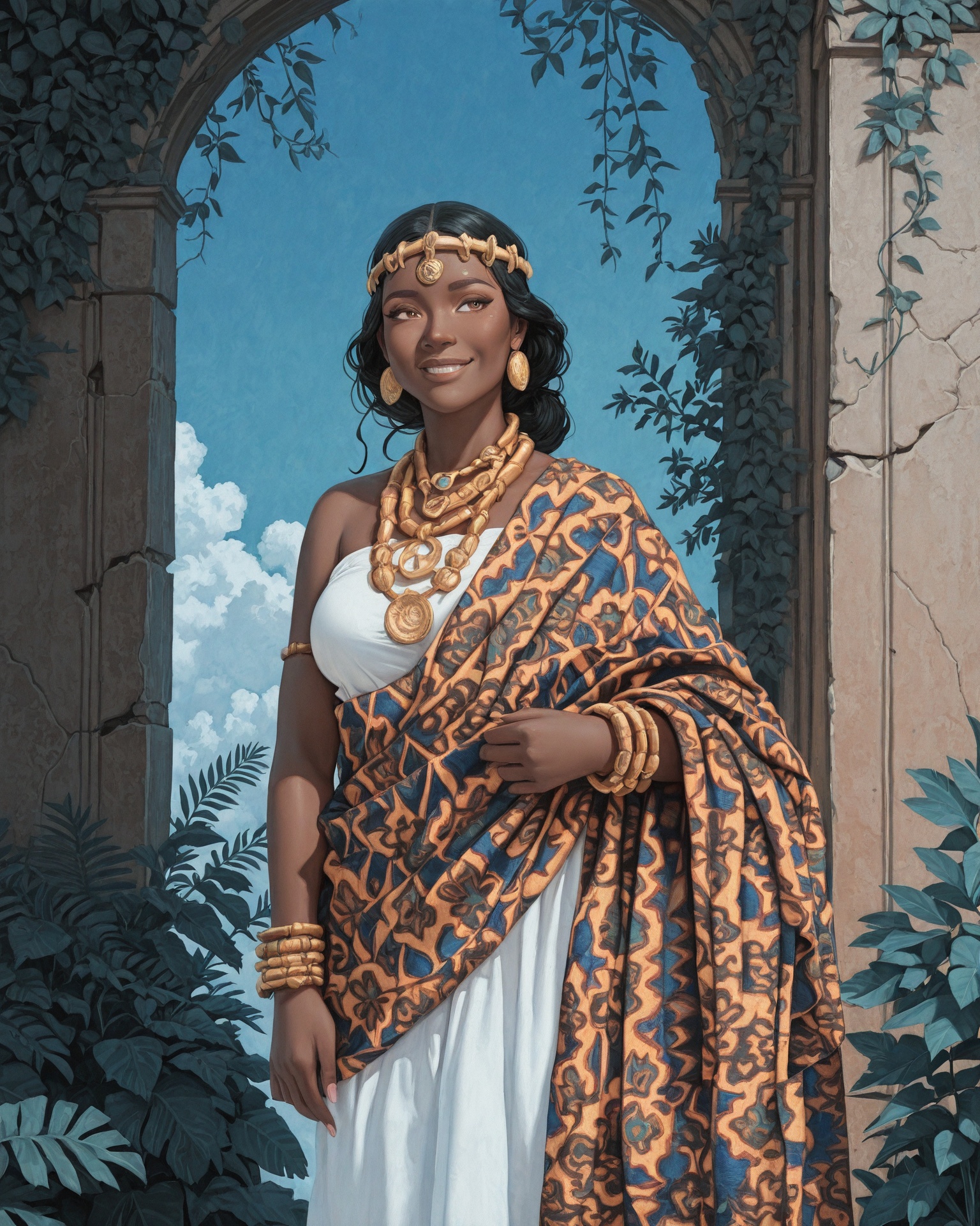 1girl,  black woman,  solo on Tensor.Art