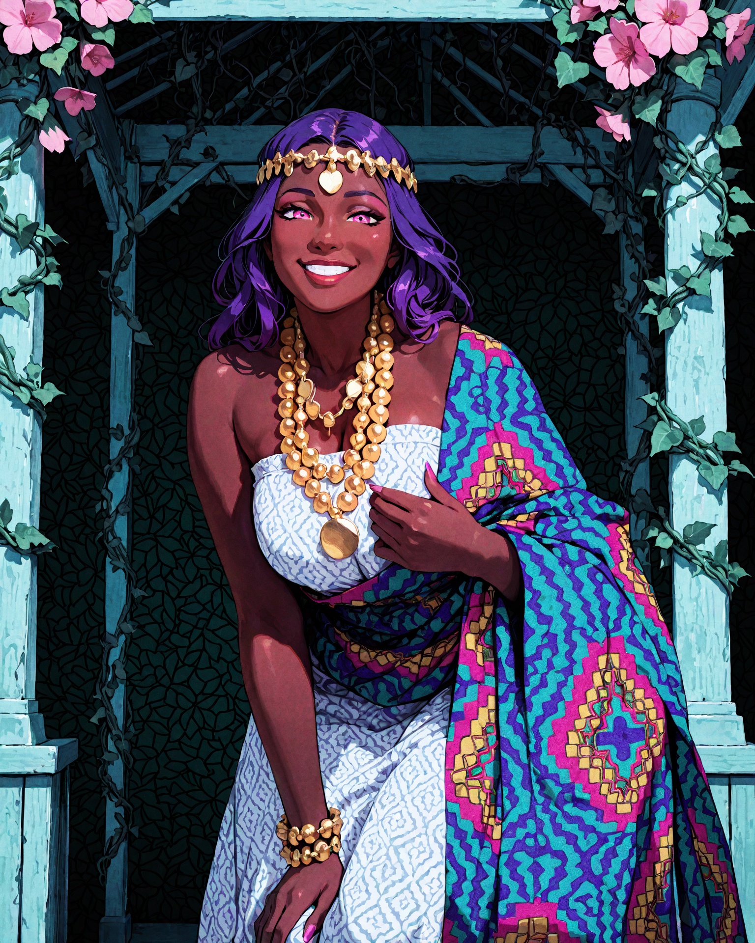 1girl,  black woman,  solo on Tensor.Art