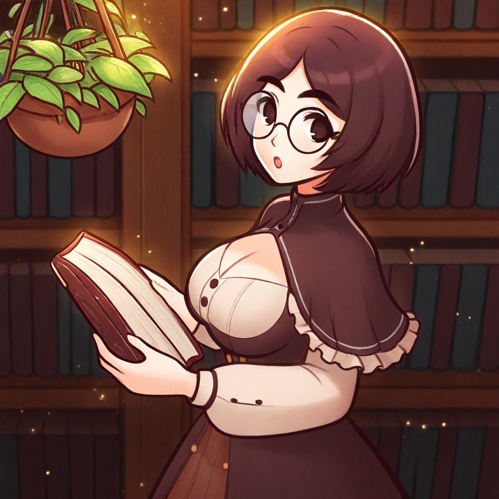 1girl,  brown hair,  short hair on Tensor.Art