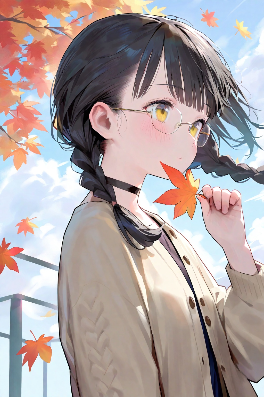 1girl,  solo,  long hair on Tensor.Art