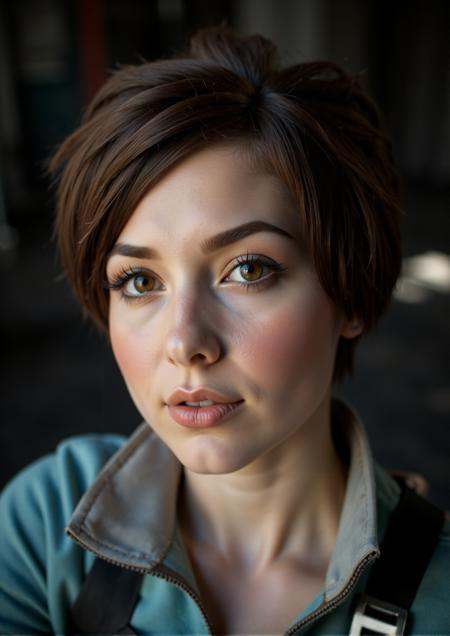 Tracer is a woman. closeup face portrait on Tensor.Art
