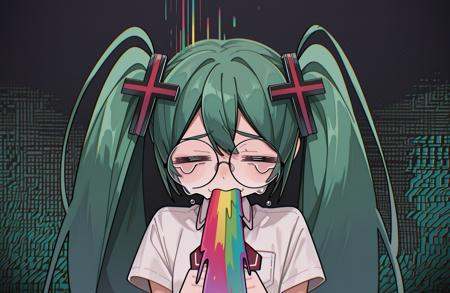 fujoshi miku,  1girl,  solo on Tensor.Art