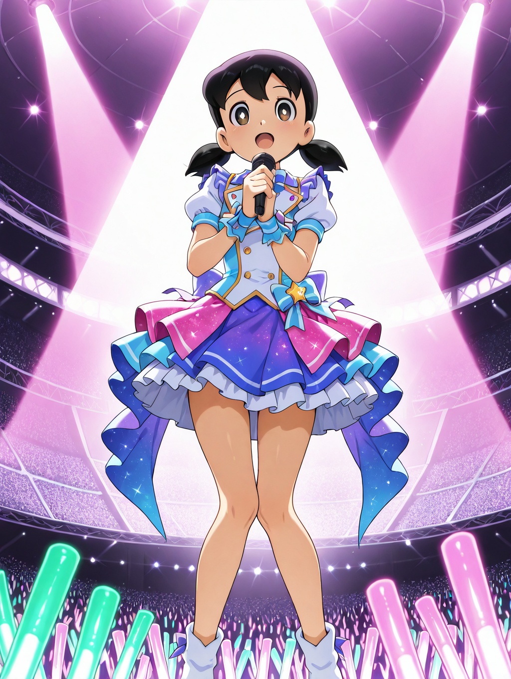 anime coloring,  minamoto shizuka,  1girl on Tensor.Art