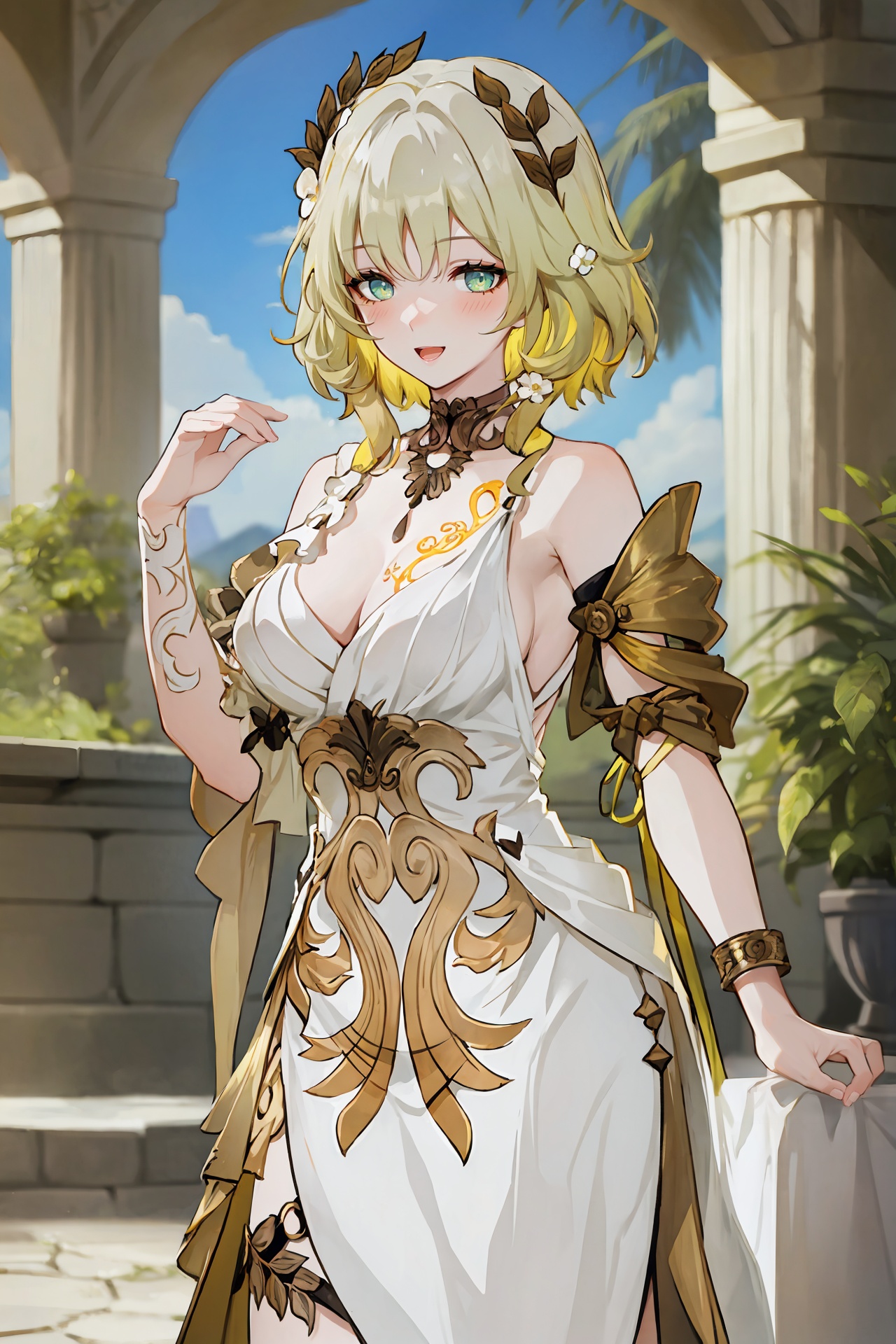 1girl,  solo,  aglaea \(honkai: star rail\) on Tensor.Art