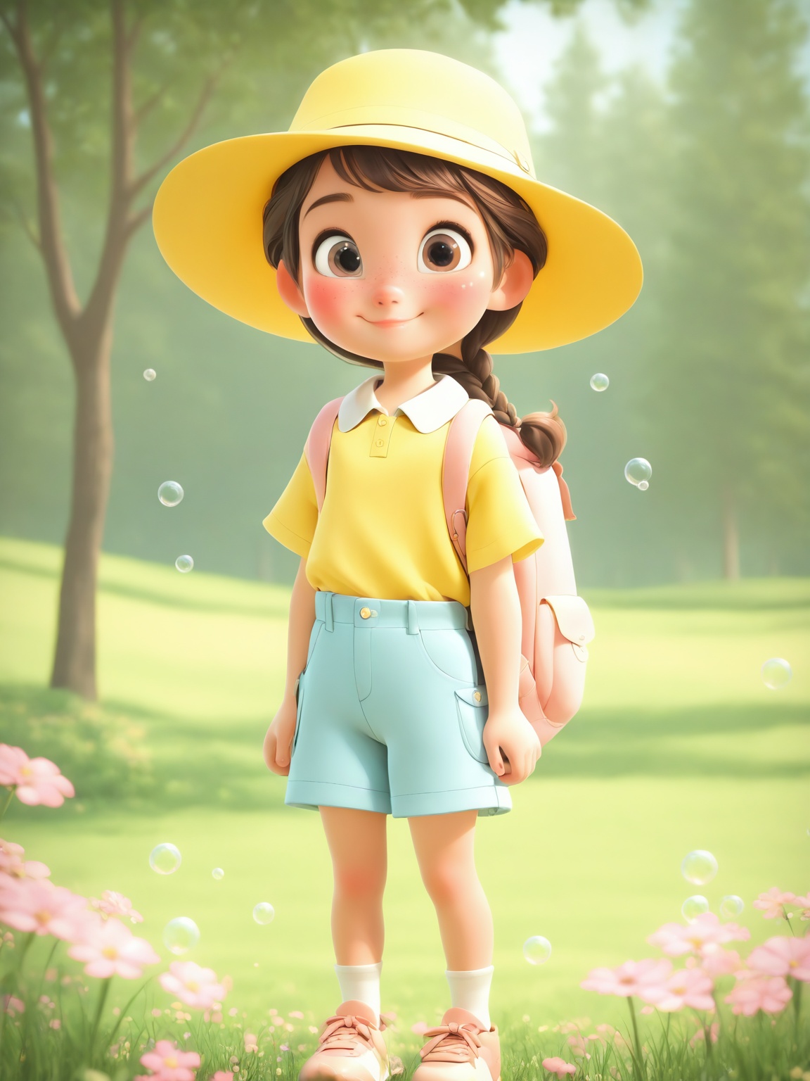 3D,  Cartoon,  1girl on Tensor.Art