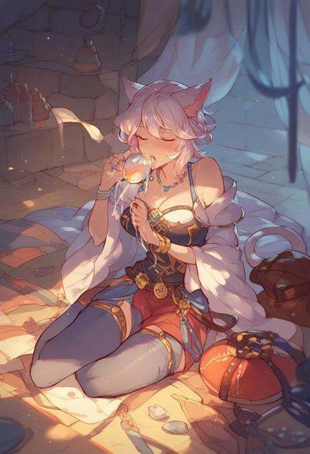 gb_style,  exploring the dungeon,  female on Tensor.Art