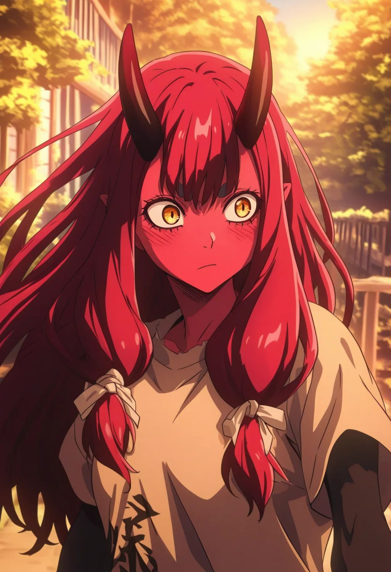 1girl,  oni,  masterpiece on Tensor.Art