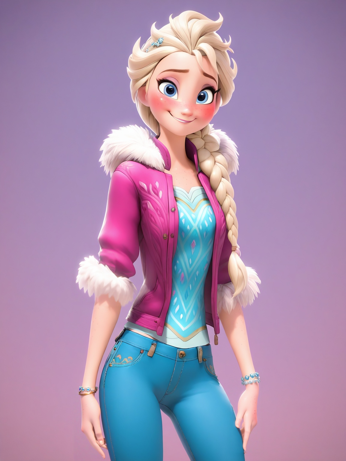 3D,  Cartoon,  1girl on Tensor.Art