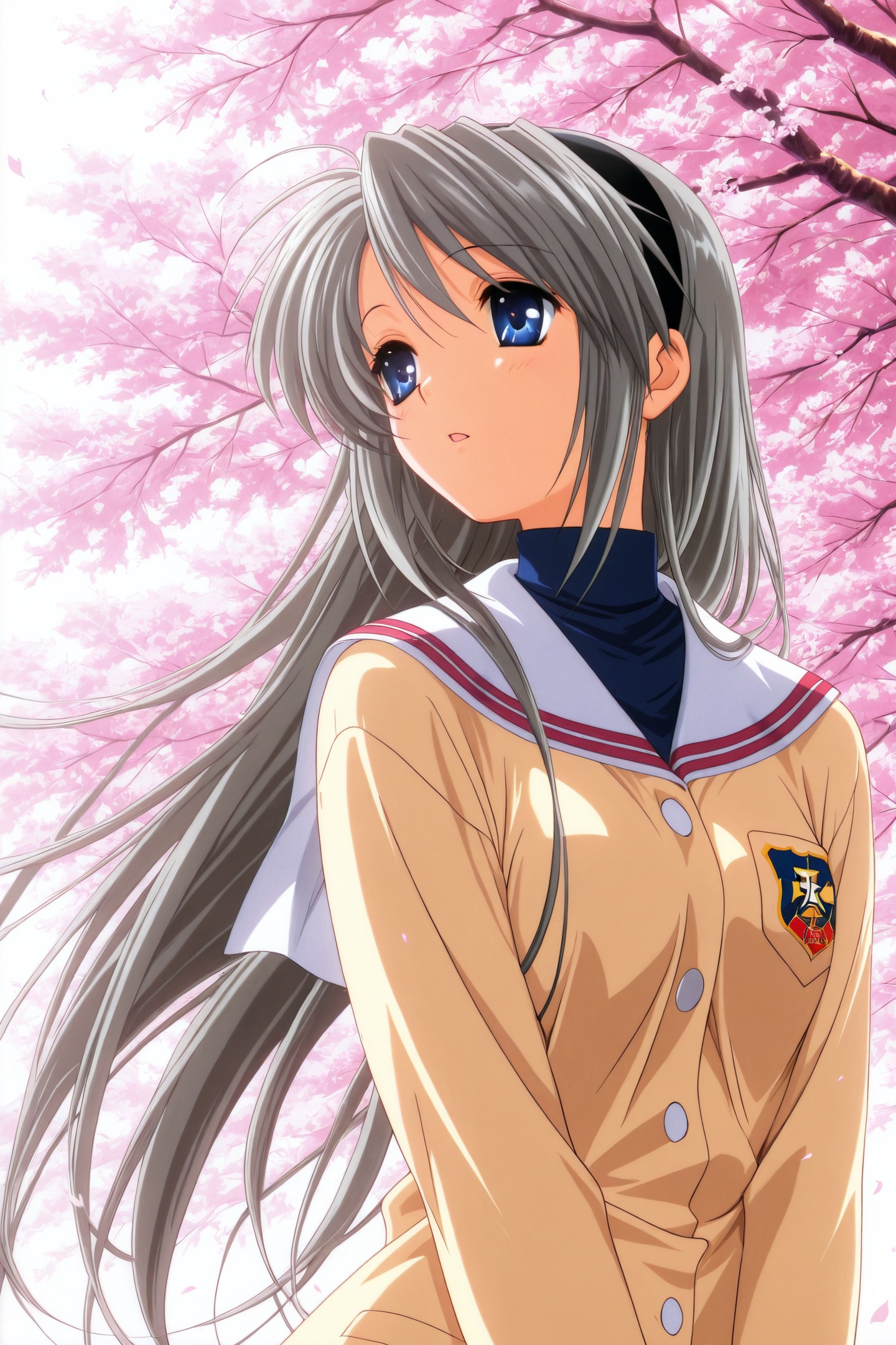 Tomoyo Sakagami,  Anime Style,  1girl on Tensor.Art