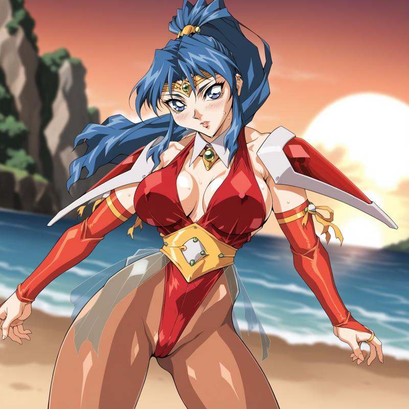 ocean,  blurred background,  sweat on Tensor.Art