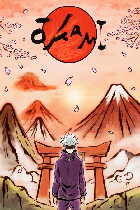 SatoruGojo,  ,  white hair on Tensor.Art