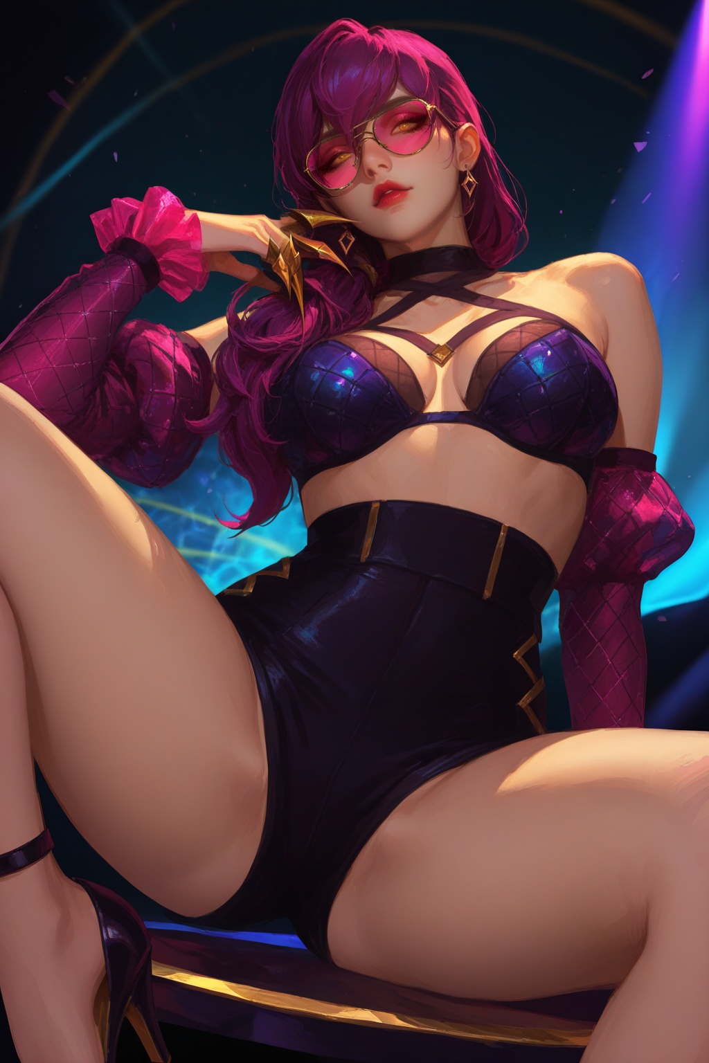 k/da evelynn,  league of legends,  1girl on Tensor.Art
