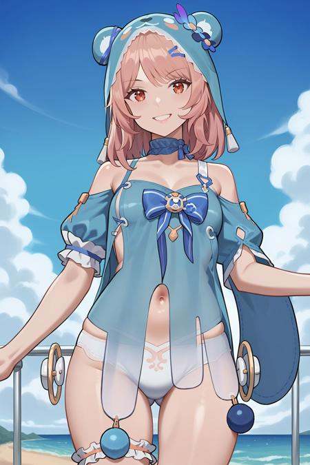 1girl,  solo,  smile on Tensor.Art