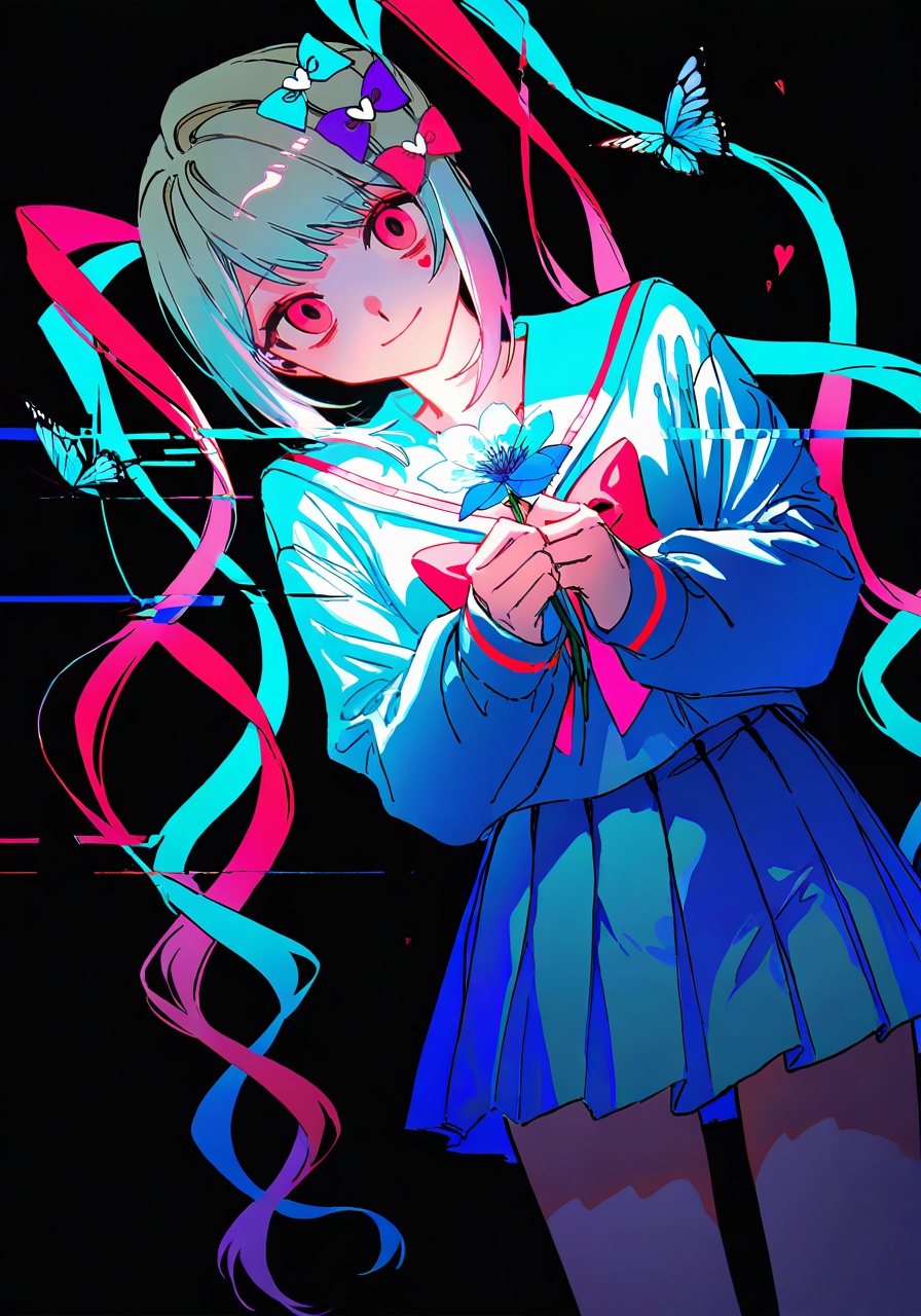 chouzetsusaikawa tenshi-chan,  1girl,  long hair on Tensor.Art