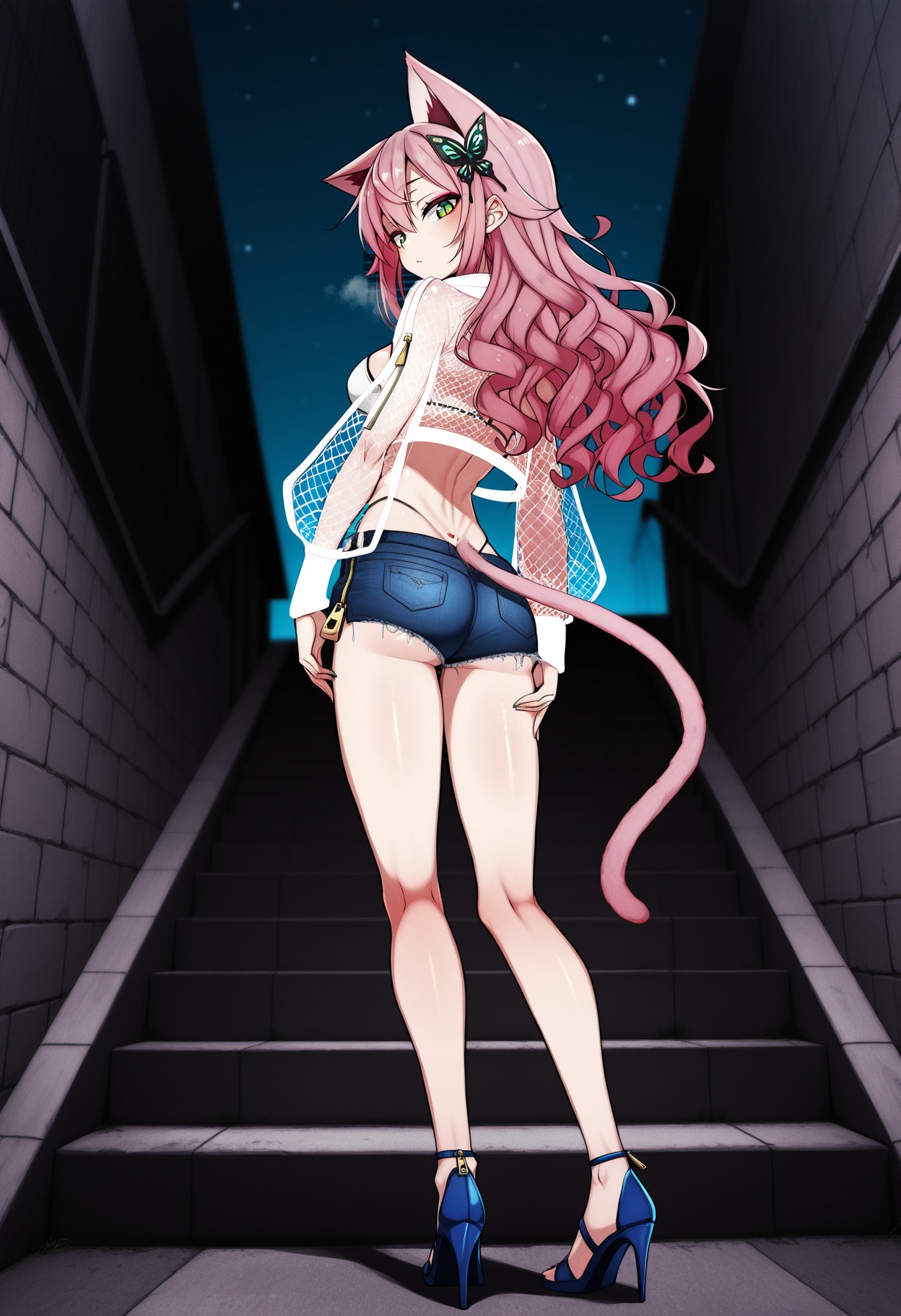 1catgirl,  skinny,  medium breasts on Tensor.Art