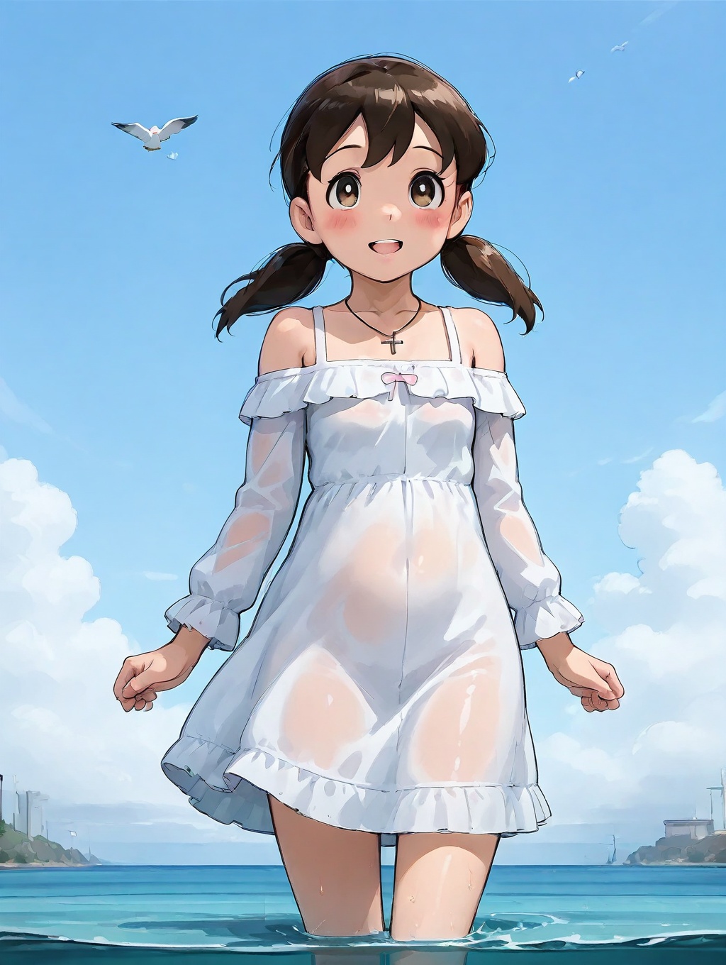 minamoto shizuka,  1girl,  solo on Tensor.Art