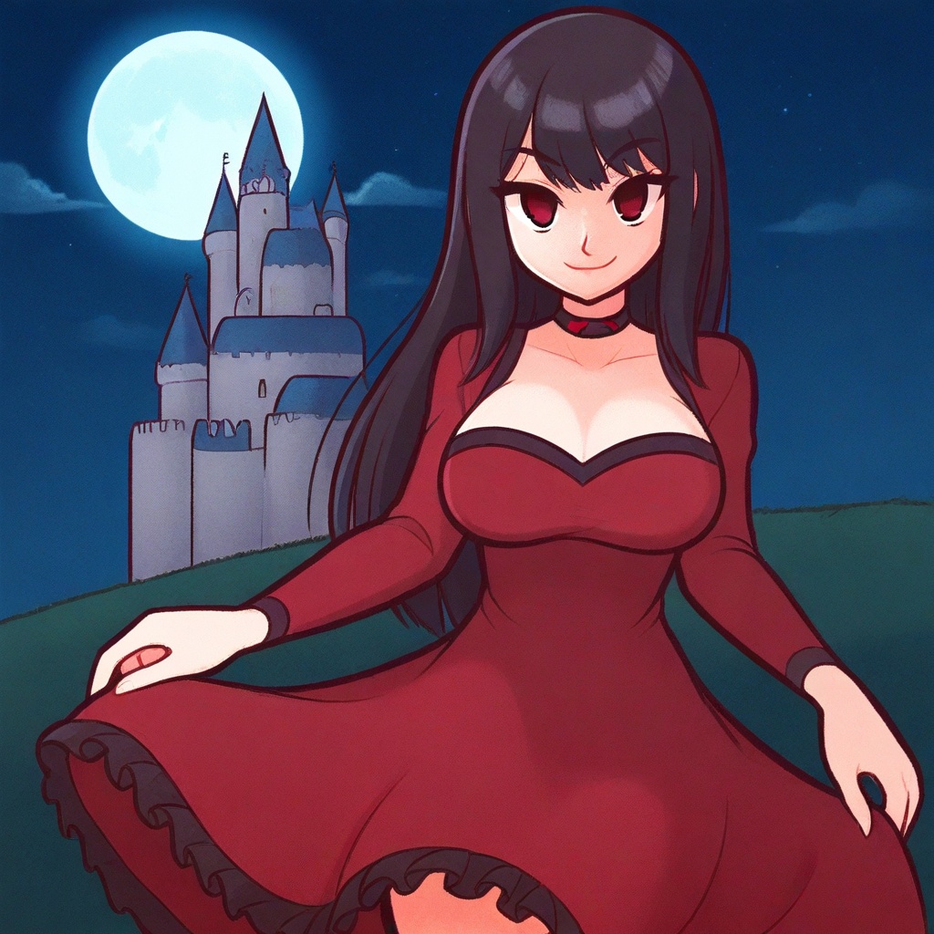 1girl,  solo,  large breasts on Tensor.Art