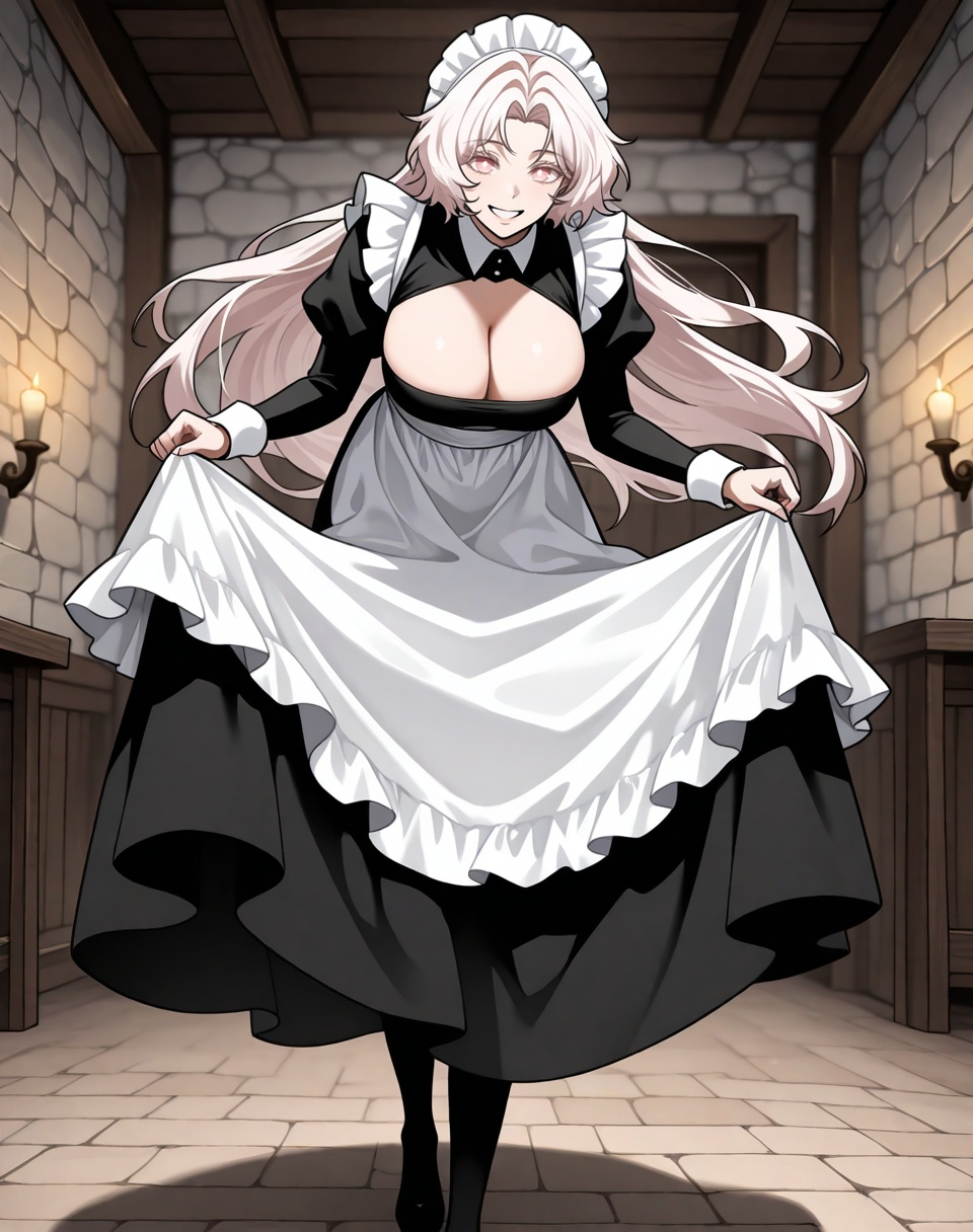 yurneth_syd,  long hair,  white hair on Tensor.Art