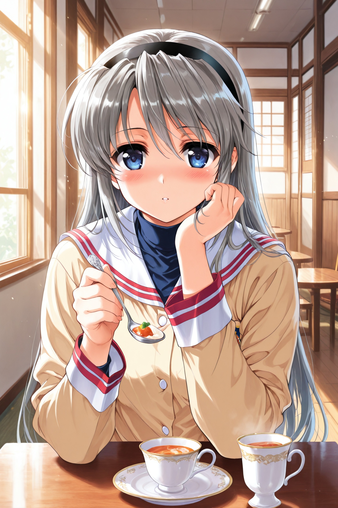 Shaa Style,  Tomoyo Sakagami,  1girl on Tensor.Art