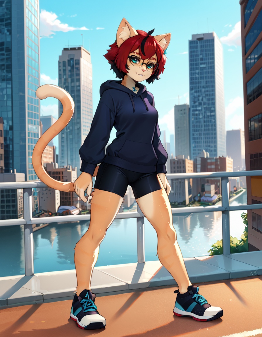 outdoors,  city,  full body on Tensor.Art