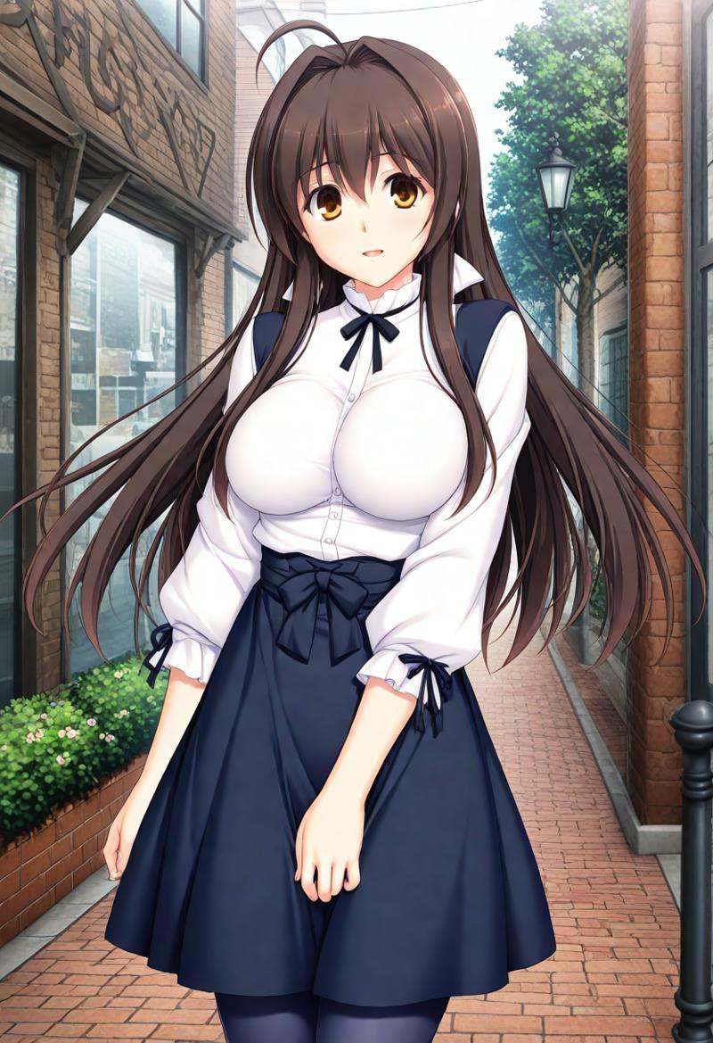 1girl,  white background,  maishima yuuri on Tensor.Art