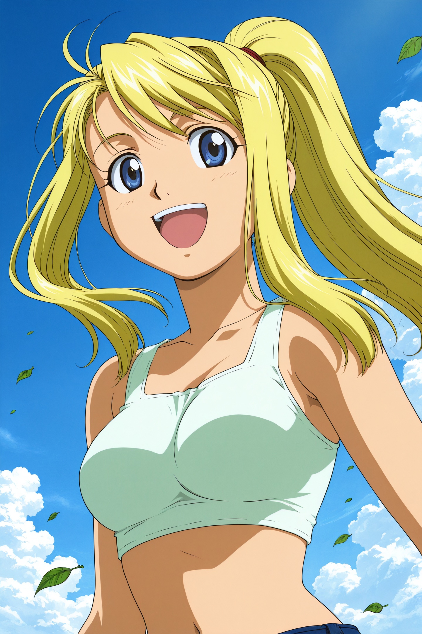Anime Style,  winry rockbell,  1girl on Tensor.Art